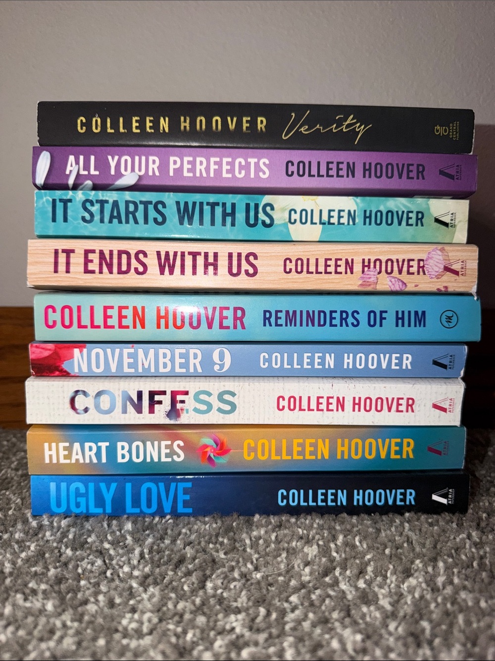 Set of 9 Colleen Hoover Books